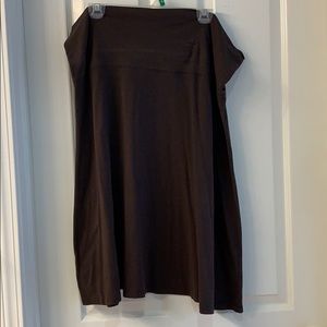 Brown Old Navy yoga foldover skirt